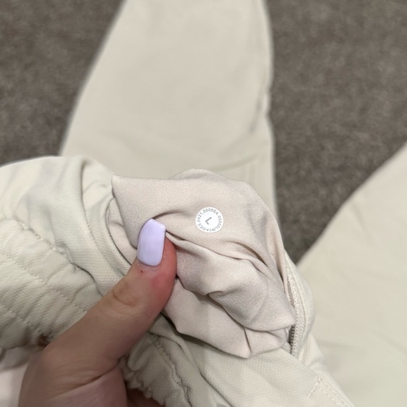 Lululemon ABC Jogger *DWR Natural Ivory Size Large - Picture 6 of 8